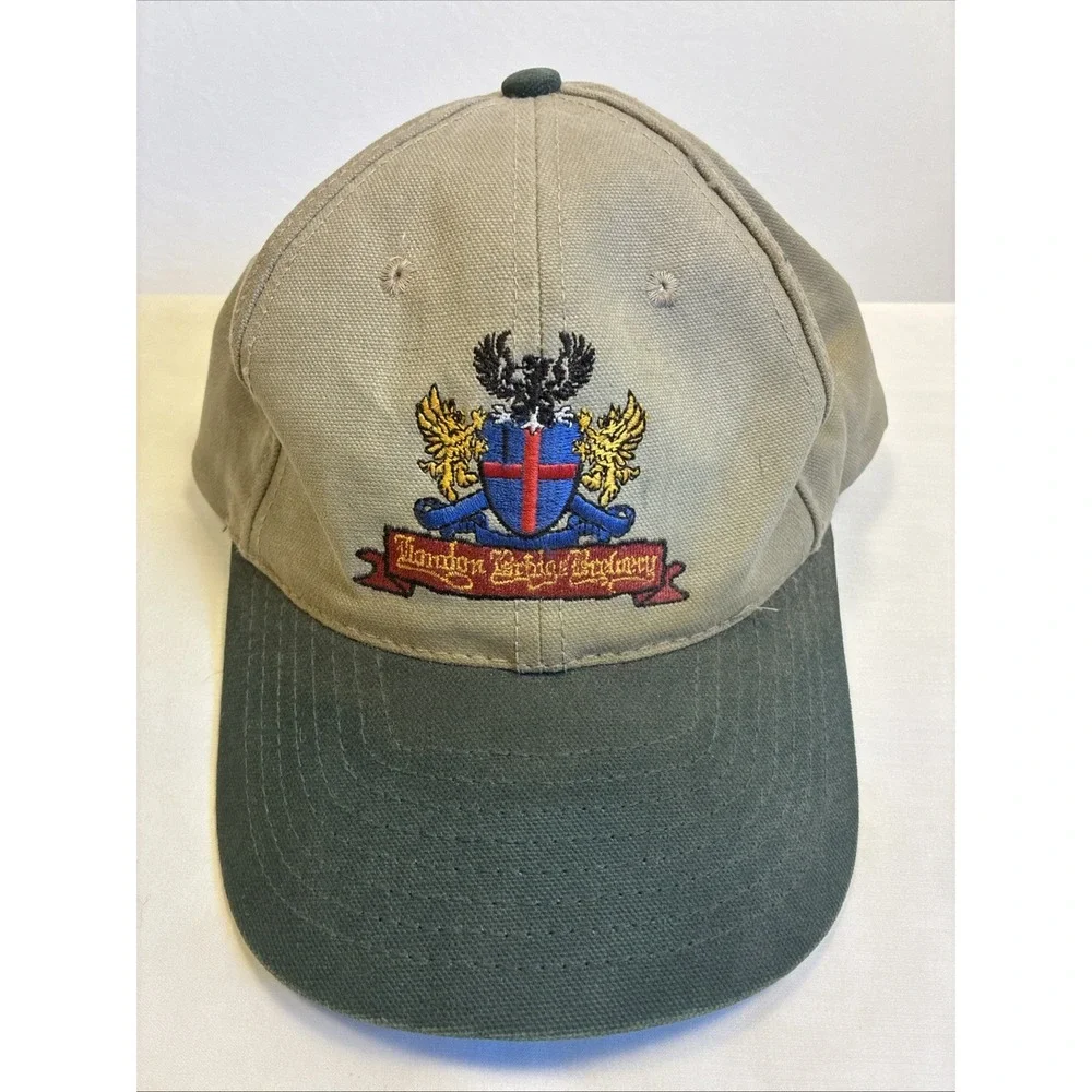 vintage head shots by KC Caps heraldic crest red banner Snap Adjustable
